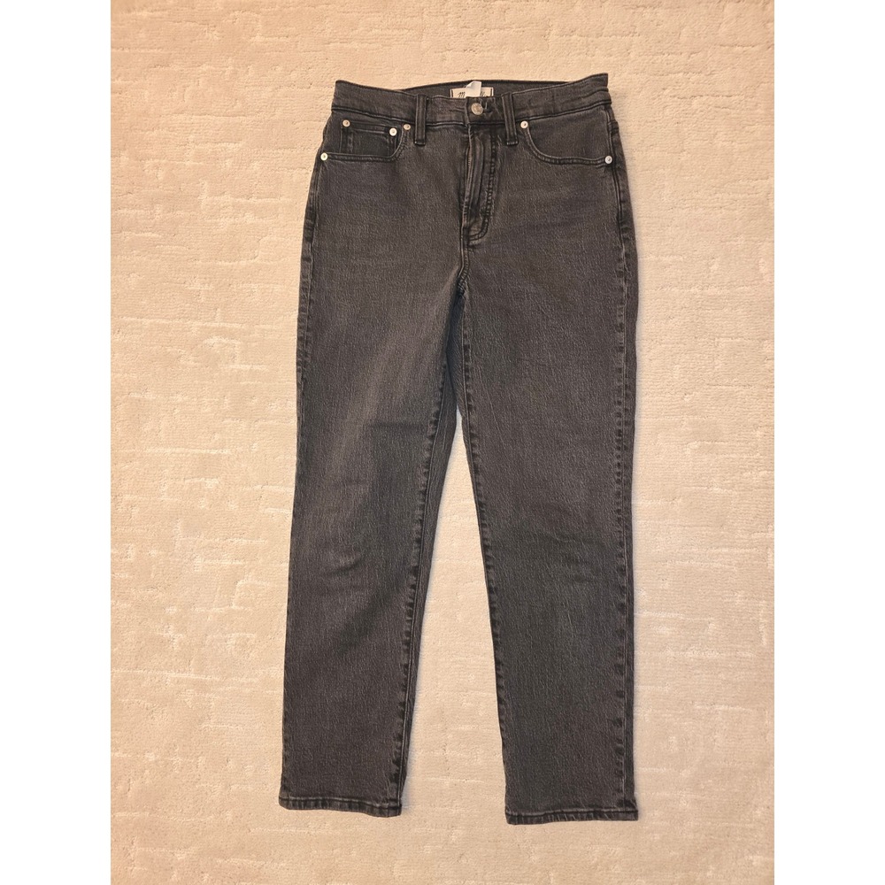 Madewell The Perfect Vintage Jean Lunar Wash High Rise Tapered Denim Size 27